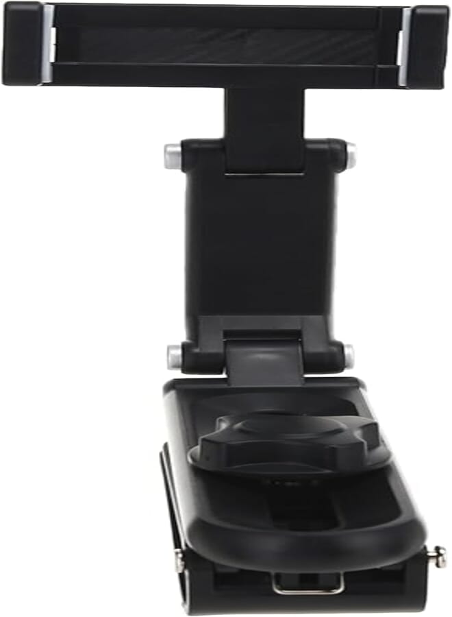 Urallain Universal Cell Phone Stand Car Phone Holder for Steering Wheel Sun Visor Rearview Mirror (Grey)